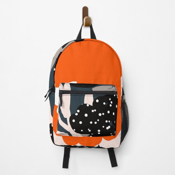 Item preview, Flowers of Neptune - Grey & Orange designed and sold by fossdesign.