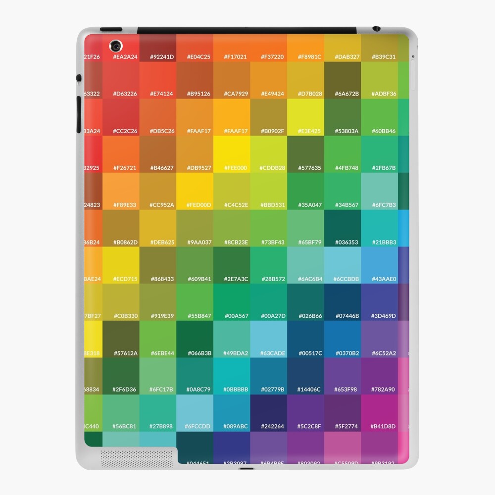 Rainbow Hex Colors Ipad Case Skin By Jojo9 Redbubble