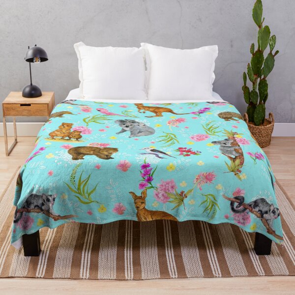 Item preview, Australian Fauna & Flora (Blue) designed and sold by Brenton Golley.