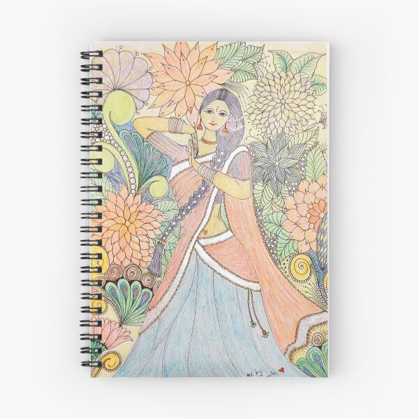 Aperçu de l'œuvre Fille dans le jardin créée et vendue par Suseela Naga.