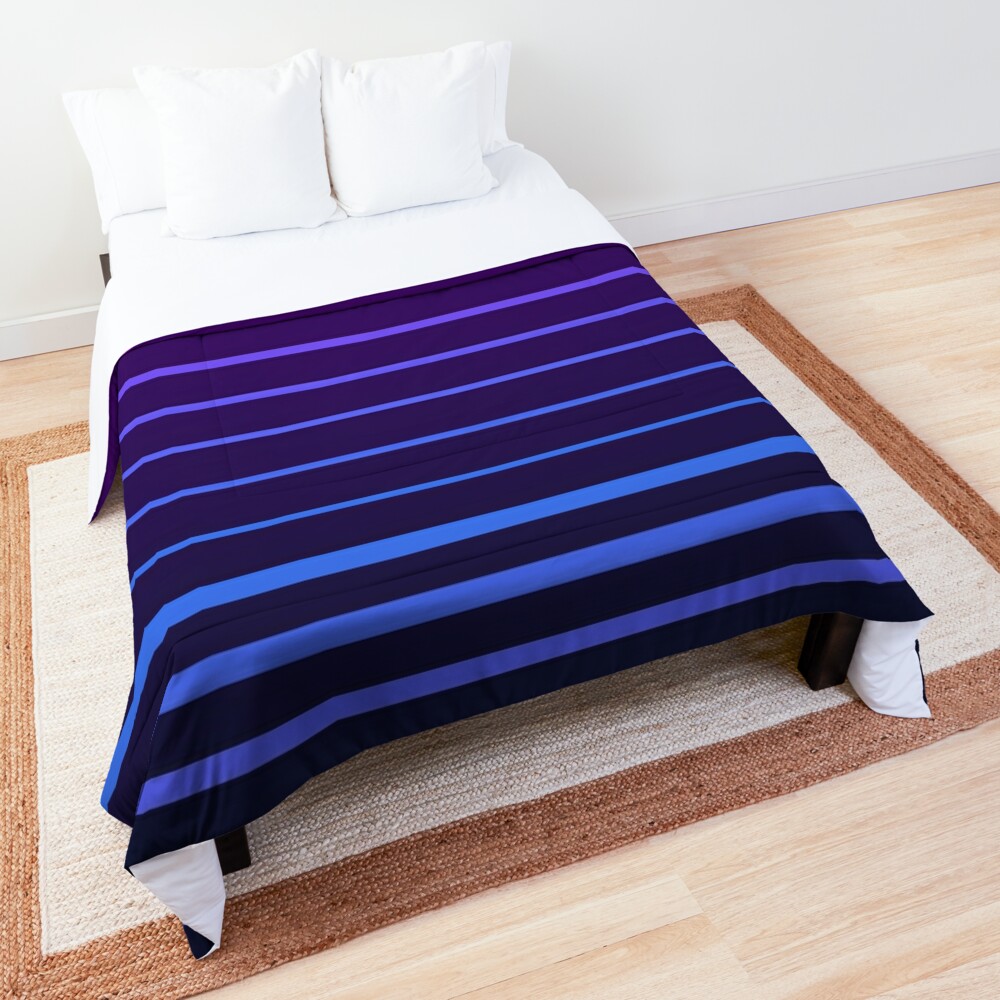 Synthwave Lines Pantone Colors Comforter