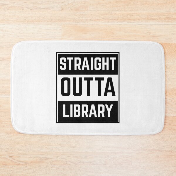 Item preview, Straight outta library designed and sold by bumperapparels.