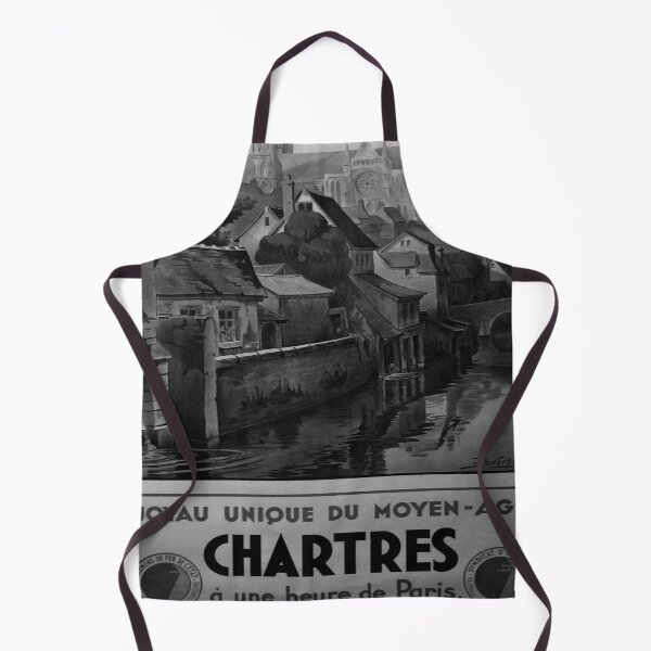 Artikelvorschau, Chartres Noire vintage travel poster entworfen und verkauft von stickart-marek.