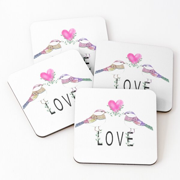 Item preview, Couple of birds in love designed and sold by latiendadearyam.