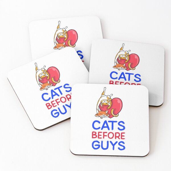 Item preview, Cats Before Guys Anti Valentine Design designed and sold by ecdato.