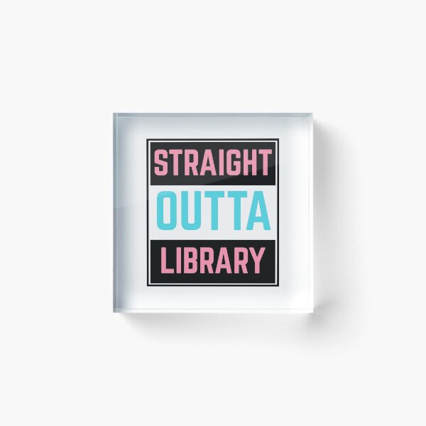 Item preview, Straight outta library designed and sold by bumperapparels.