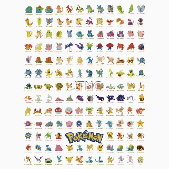 Pokemon Original 151 Unisex T Shirt A T Shirt Of Cool Retro Pokemon Anime Pikachu Original 90s Charmander Squirtle Pokeball Bulbasaur And Ash Ketchum Goodness