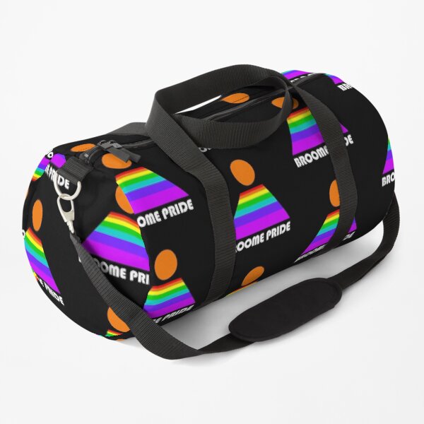 Broome Pride Logo - white Duffle Bag