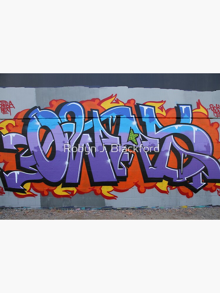 Colourful Lettering Graffiti Style Greeting Card By Aussiebushstick Redbubble