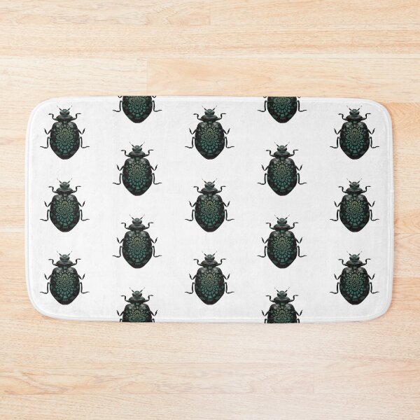 Item preview, Green Geometric Beetle designed and sold by Heidi Baldwin.