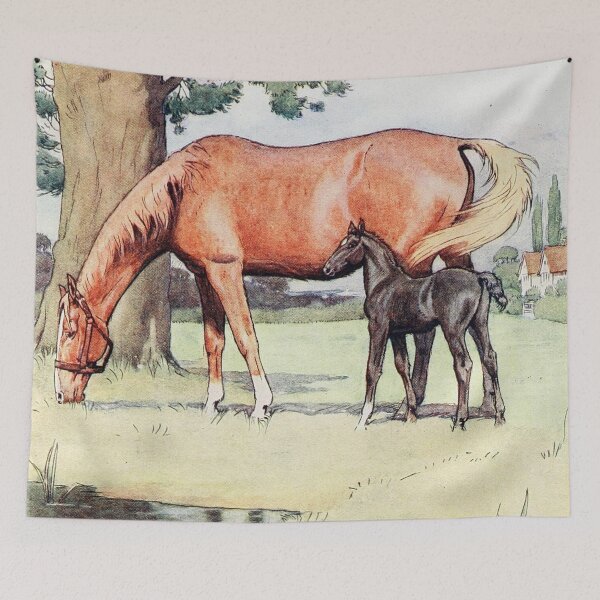 Item preview, Cecil Aldin- Black Beauty Large Pleasant Meadow designed and sold by Dreamflight.