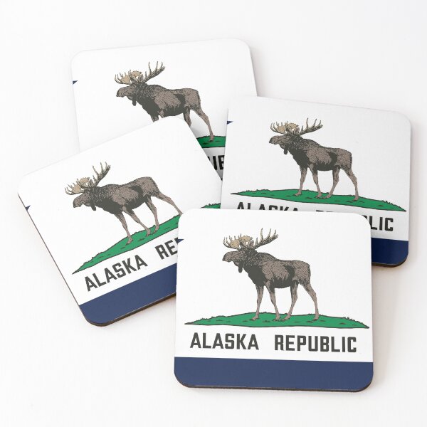 Item preview, Alaska Republic - Moose designed and sold by StateFlags.