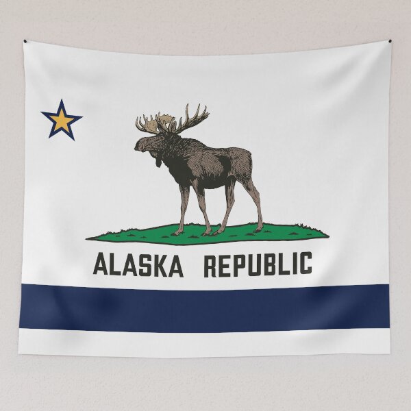 Item preview, Alaska Republic - Moose designed and sold by StateFlags.