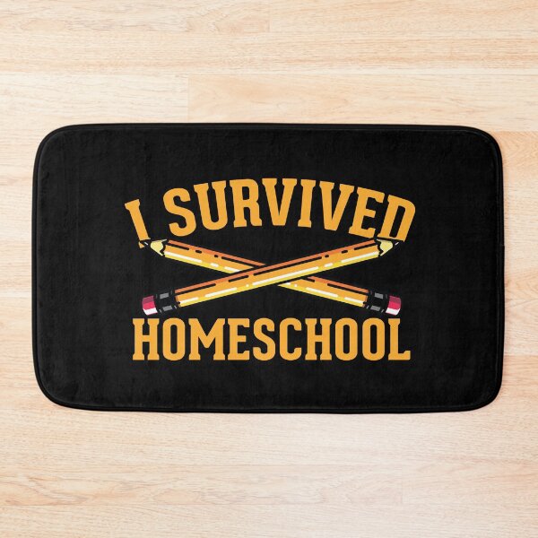 Item preview, I Survived Homeschool Funny Homeschooler Quote designed and sold by Delightfully Cynical.