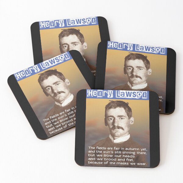 Item preview, Henry Lawson Australian poet and writer during coronavirus designed and sold by bushwombat.