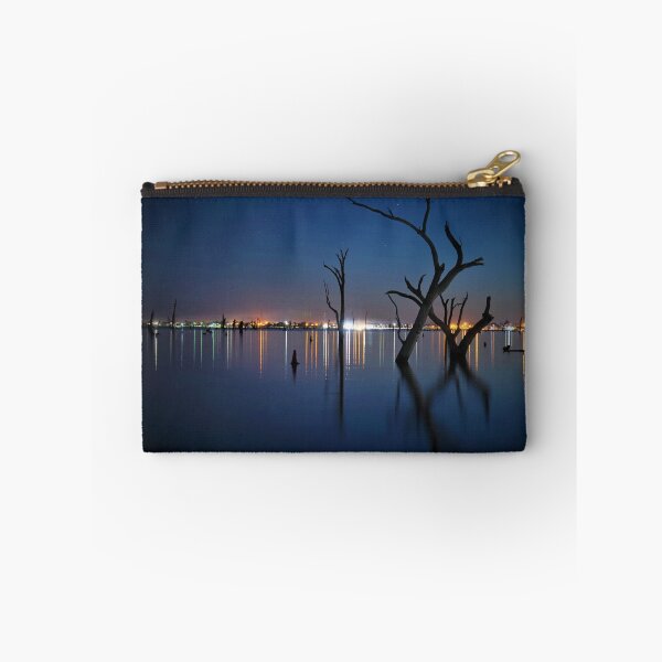 Item preview, The Haunting Ghost Gums of Lake Mulwala at night! designed and sold by MelRazor.