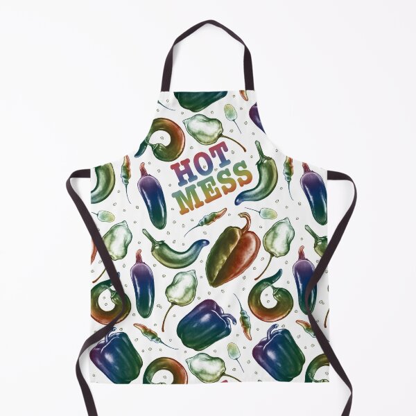 Item preview, HOT MESS - colorful pepper pattern & design designed and sold by MonoMano.