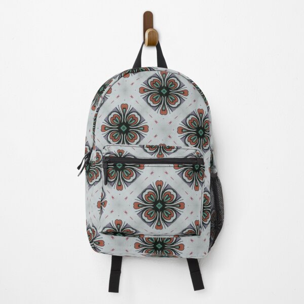 Item preview, Abstract red green pattern line art shaped designed and sold by Cold Citrus.