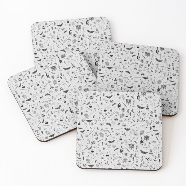 Item preview, Black and Grey Witchy Pattern designed and sold by Elyssa Long.