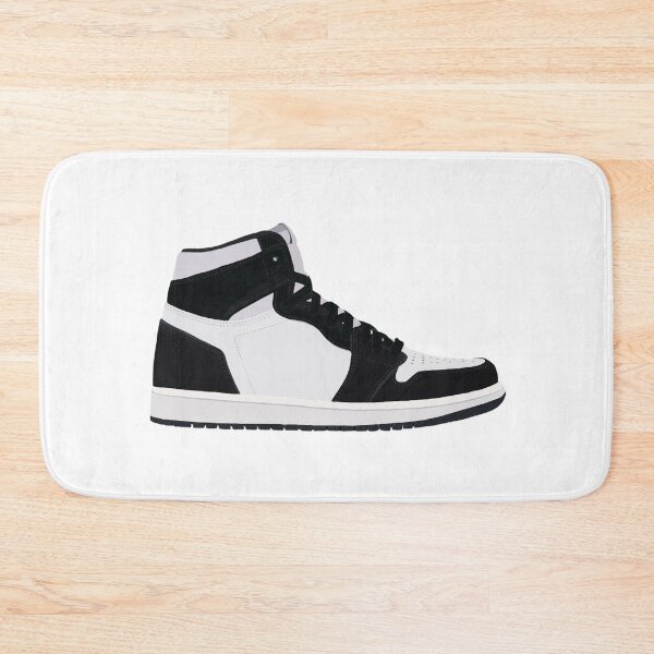 Aperçu de l'œuvre Baskets Jordan 1 Retro noires et blanches créée et vendue par Sabrina Manni.