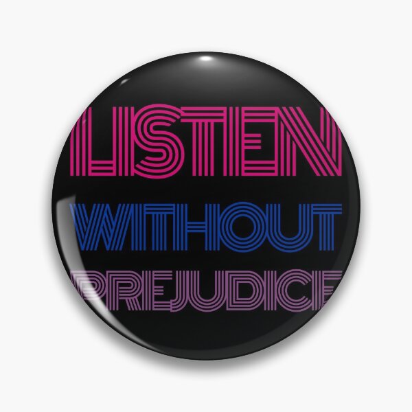 Item preview, Escucha sin prejuicios tipografía cita designed and sold by TopplundDesigns.