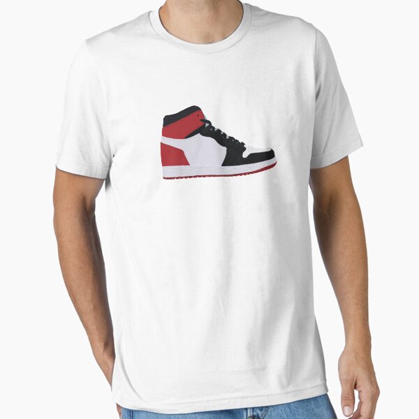 jordan 1 bred toe shirt