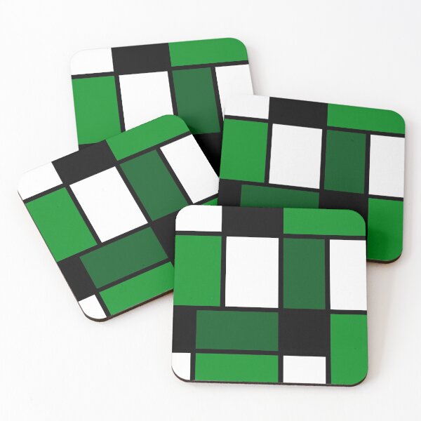 Item preview, Green Mondrian designed and sold by upopot.