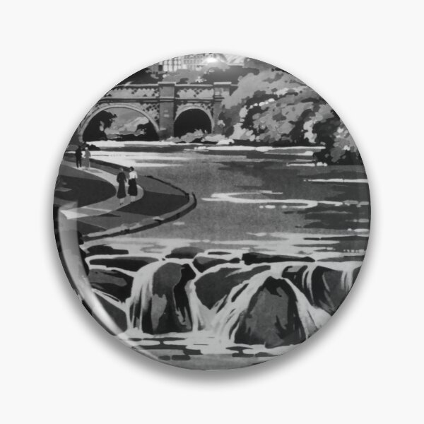 Item preview, Buxton Noire vintage travel poster designed and sold by stickart-marek.