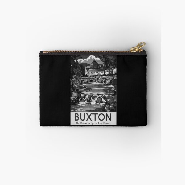 Item preview, Buxton Noire vintage travel poster designed and sold by stickart-marek.