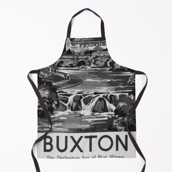 Item preview, Buxton Noire vintage travel poster designed and sold by stickart-marek.