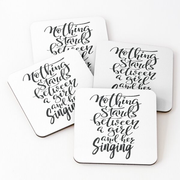 Item preview, Nothing Stands Between A Girl And Her Singing designed and sold by ProjectX23.