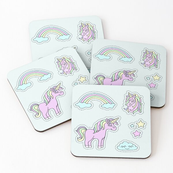 Item preview, Sweet Unicorns and Rainbow Set designed and sold by Dreamflight.