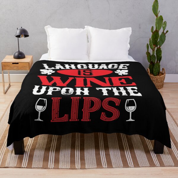 Item preview, Language Is Wine Upon The Lips designed and sold by GoodVibeDesign.