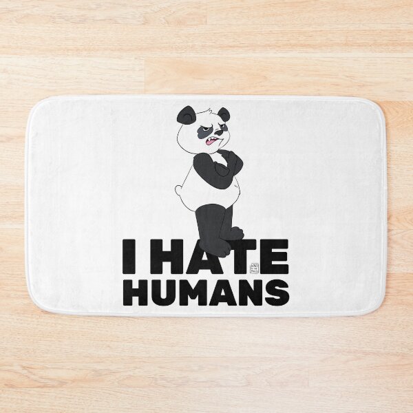 Item preview, I Hate Humans - Funny Panda designed and sold by BandOfThePand.