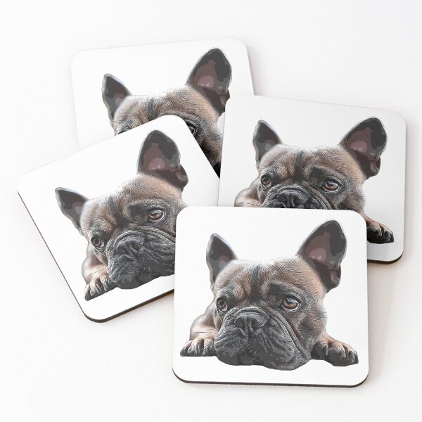 Item preview, French Bulldog Cute Puppy Dog face designed and sold by Elarex.