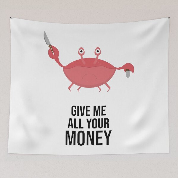 Item preview, Knife Wielding Crab designed and sold by Giacob.
