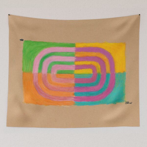 Item preview, Purple strips on colours  designed and sold by lion-house.