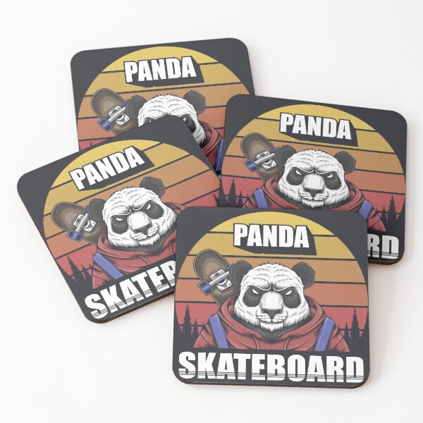 Item preview, Panda With Skateboard designed and sold by JTS STORE.