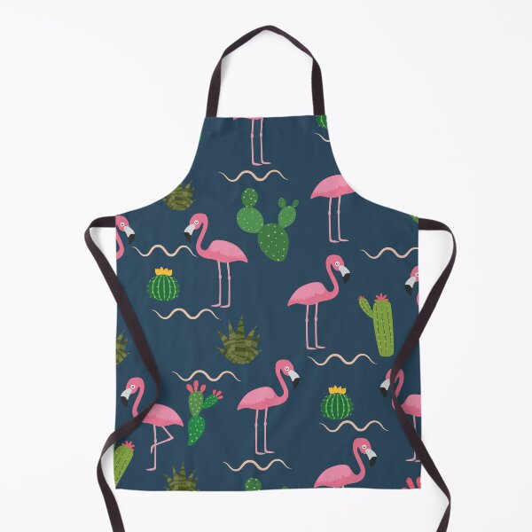 Item preview, Pink Flamingo with Tropical Cactus designed and sold by PurpleTank.