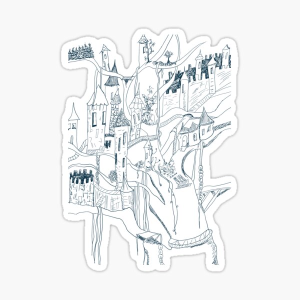 Treehouse kingdom Sticker