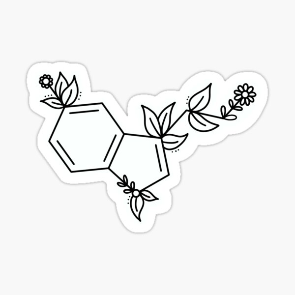 Download "Floral Serotonin" Sticker by abbyleora | Redbubble