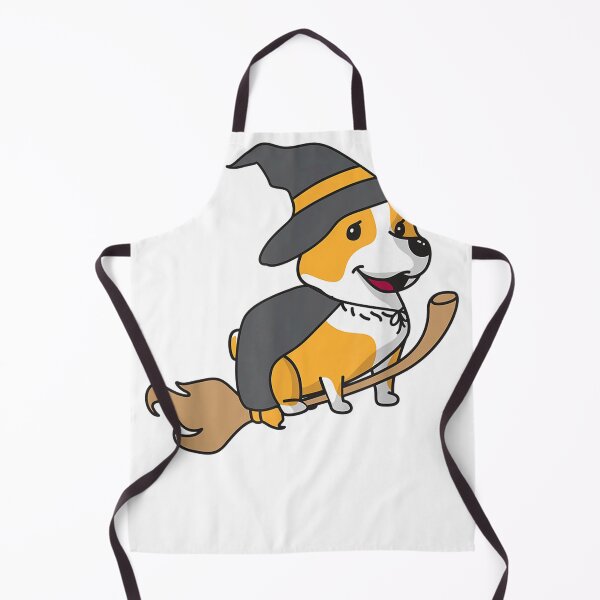 Item preview, Corgi Riding Broomstick Funny Halloween Costume Dog Gift  designed and sold by IlirianaVeseli.
