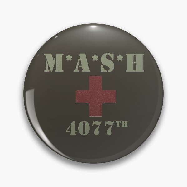 MASH (distressed look) Pin