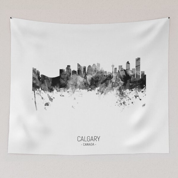 Item preview, Calgary Canada Skyline designed and sold by ArtPrints.