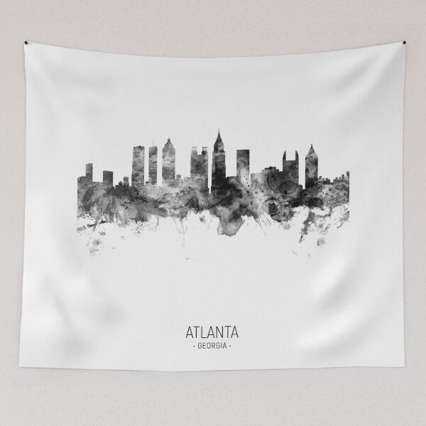 Aperçu de l'œuvre Atlanta Georgia Skyline créée et vendue par ArtPrints.