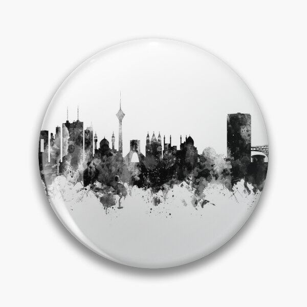 Item preview, Tehran Iran Skyline designed and sold by ArtPrints.