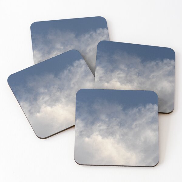 Item preview, Shades of Sky- Dark Blue Clear Sky with Clouds  designed and sold by darshan2020.