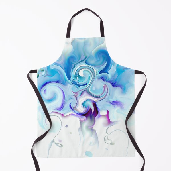 Item preview, minimal light blue marble waves designed and sold by haroulita.