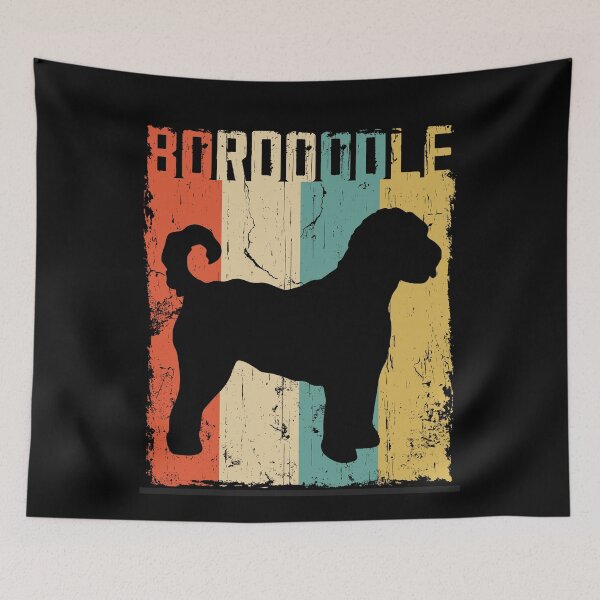Item preview, bordoodle Vintage Retro Classis Dog Lover Gift designed and sold by rafaeltto.