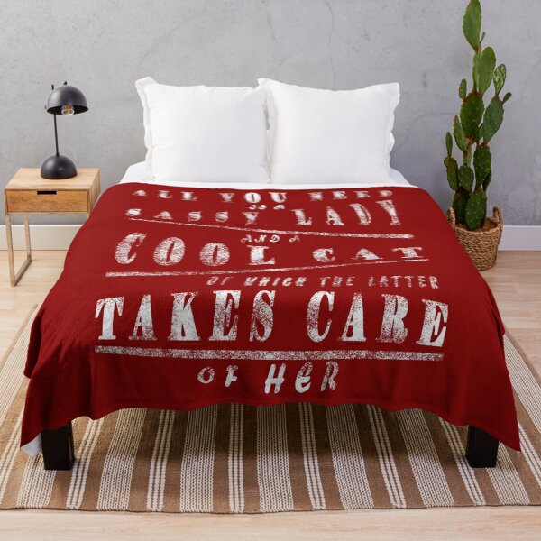 Item preview, Cool Cat Lady Diseño Texto Efecto Grunge designed and sold by vineeth.